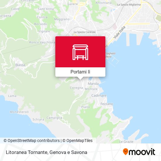 Mappa Litoranea Tornante