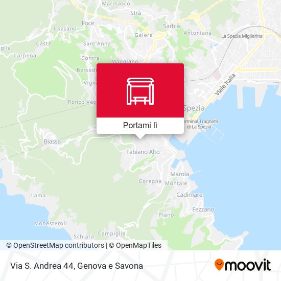 Mappa Via S. Andrea 44