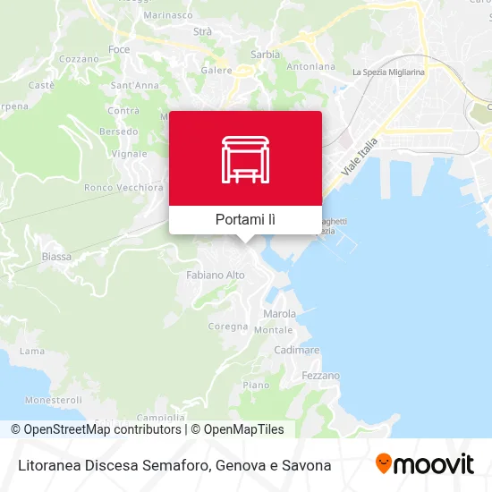 Mappa Litoranea Discesa Semaforo