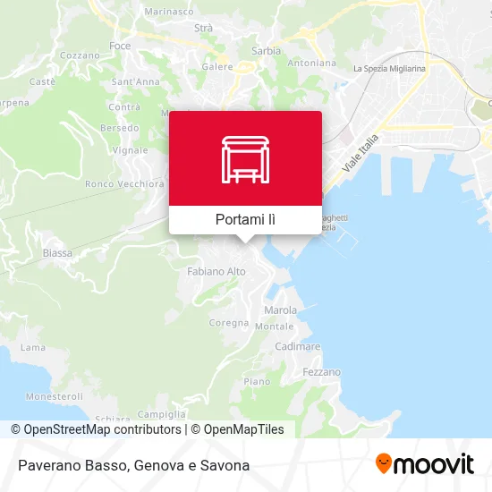 Mappa Paverano Basso