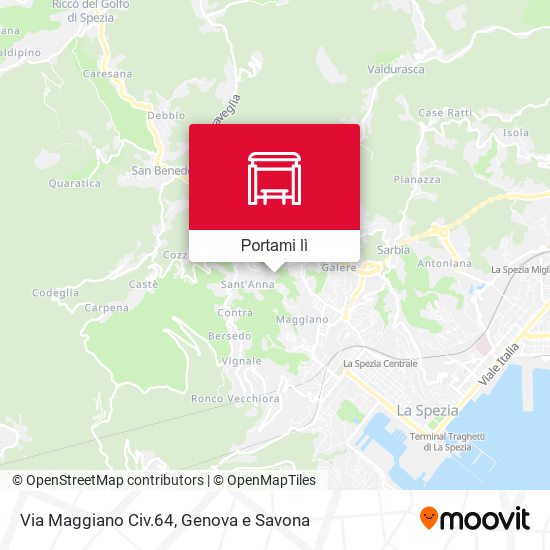 Mappa Via Maggiano Civ.64