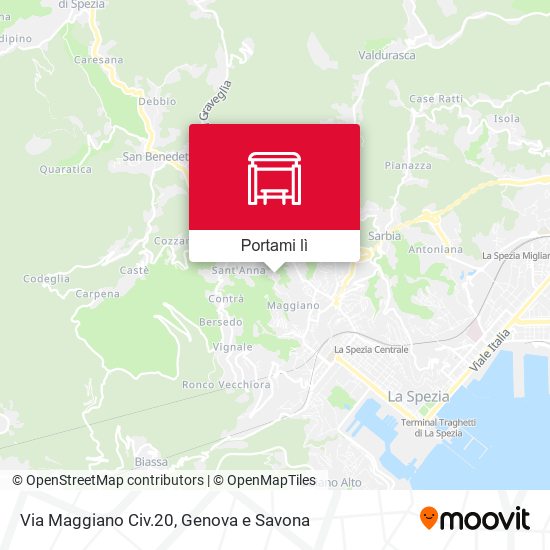 Mappa Via Maggiano Civ.20
