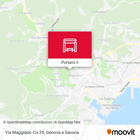 Mappa Via Maggiano Civ.35