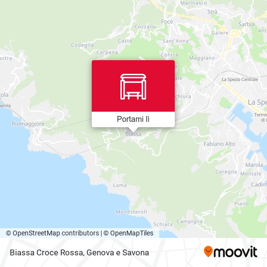 Mappa Biassa Croce Rossa