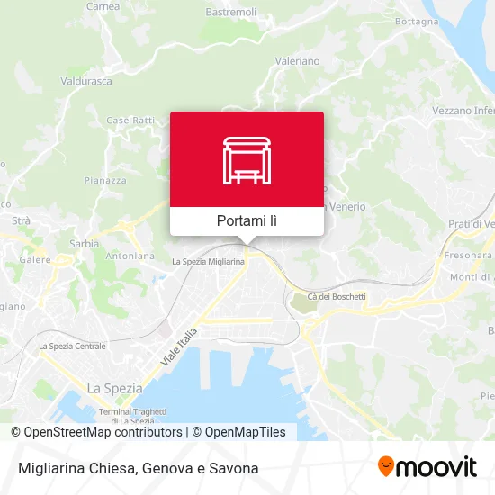 Mappa Migliarina Chiesa