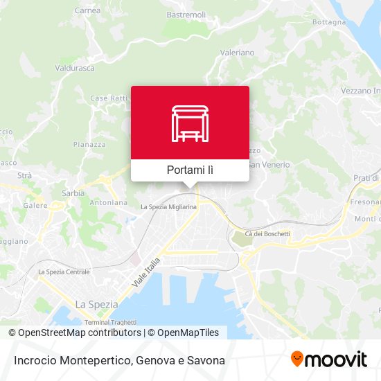 Mappa Incrocio Montepertico