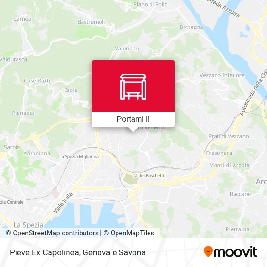 Mappa Pieve Ex Capolinea