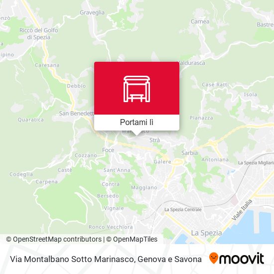 Mappa Via Montalbano Sotto Marinasco