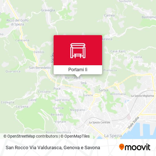Mappa San Rocco Via Valdurasca