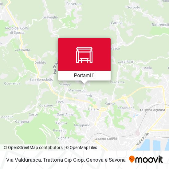 Mappa Via Valdurasca, Trattoria Cip Ciop