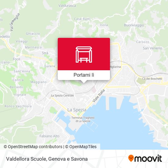 Mappa Valdellora Scuole