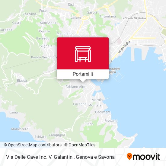 Mappa Via Delle Cave Inc. V. Galantini