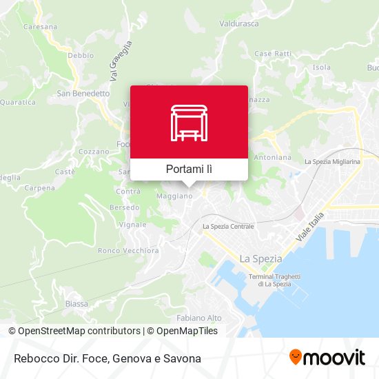 Mappa Rebocco Dir. Foce