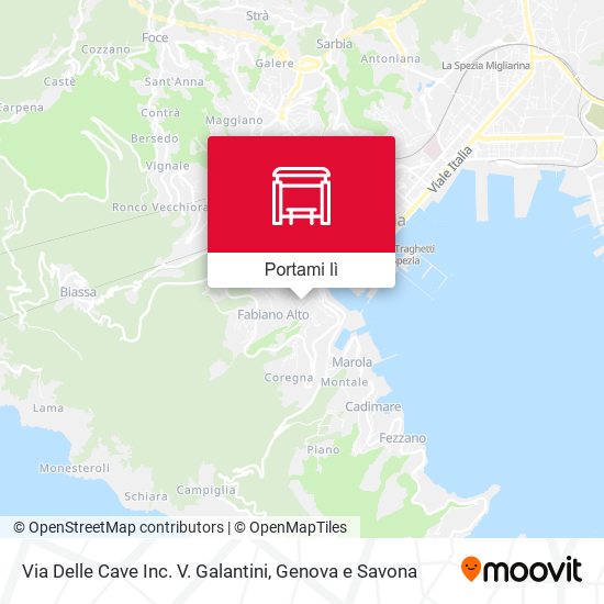 Mappa Via Delle Cave Inc. V. Galantini