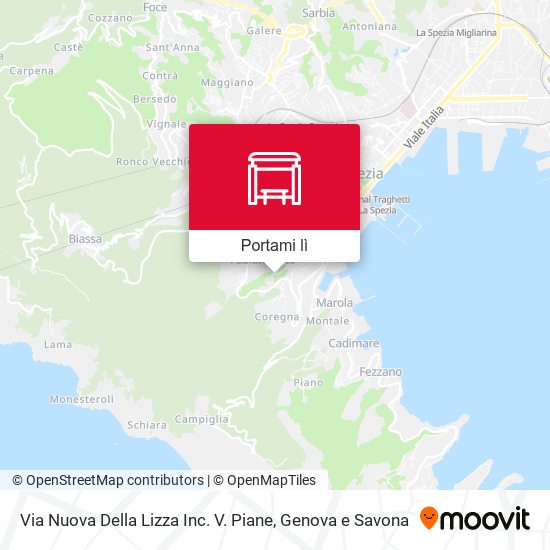 Mappa Via Nuova Della Lizza Inc. V. Piane