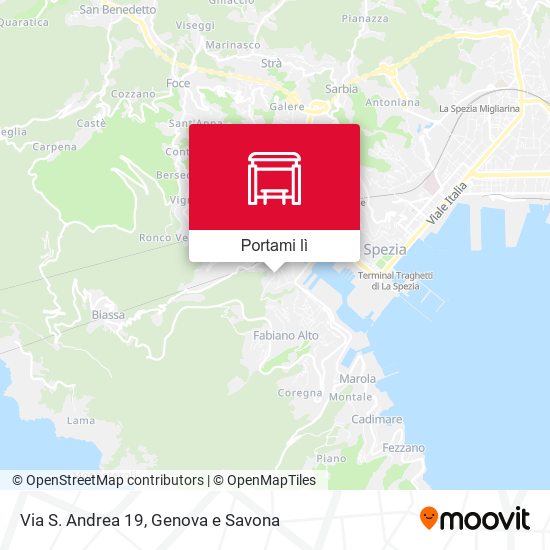 Mappa Via S. Andrea 19