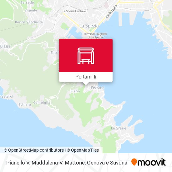 Mappa Pianello V. Maddalena-V. Mattone