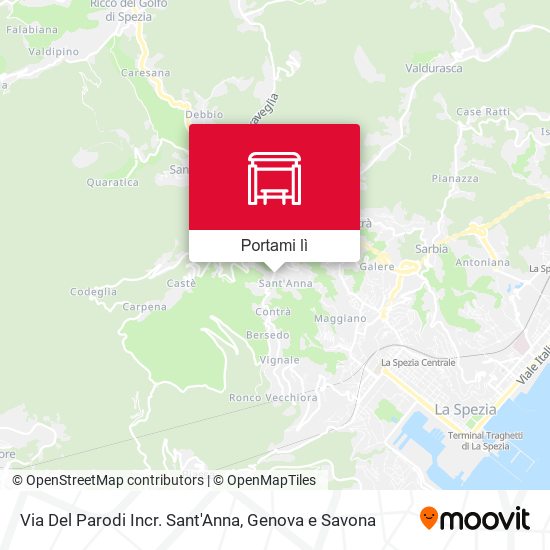 Mappa Via Del Parodi Incr. Sant'Anna