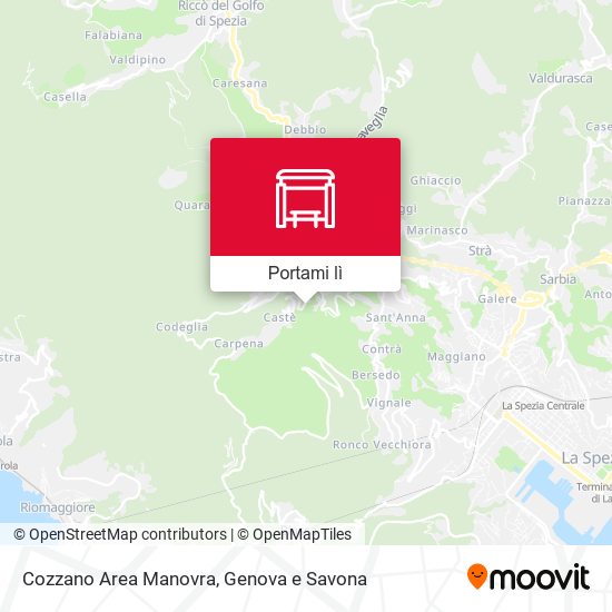 Mappa Cozzano Area Manovra