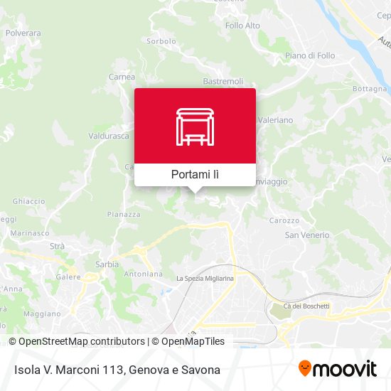 Mappa Isola V. Marconi 113