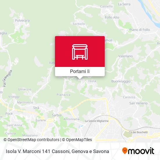 Mappa Isola V. Marconi 141 Cassoni