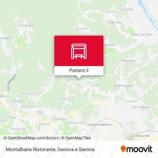 Mappa Montalbano Ristorante