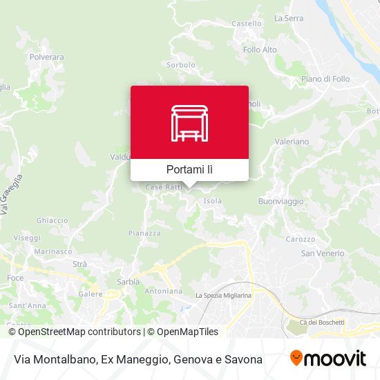 Mappa Via Montalbano, Ex Maneggio