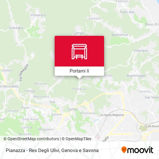 Mappa Pianazza - Res Degli Ulivi