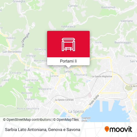 Mappa Sarbia Lato Antoniana
