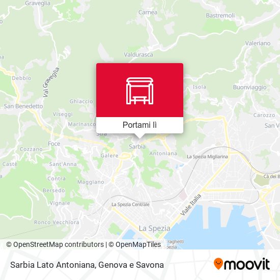 Mappa Sarbia Lato Antoniana