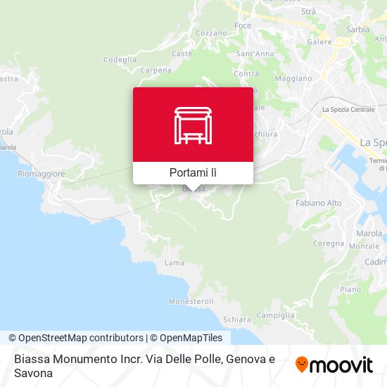 Mappa Biassa Monumento Incr. Via Delle Polle