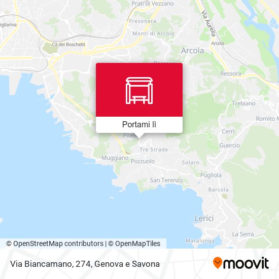 Mappa Via Biancamano, 274