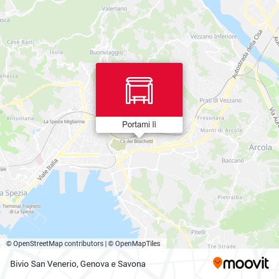 Mappa Bivio San Venerio