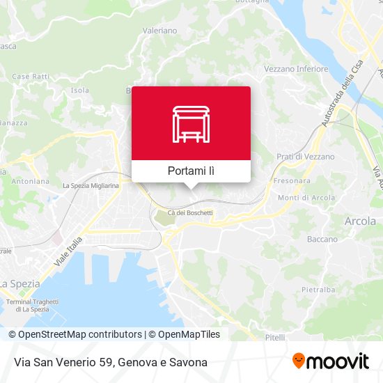 Mappa Via San Venerio 59
