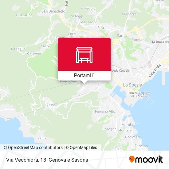 Mappa Via Vecchiora, 13