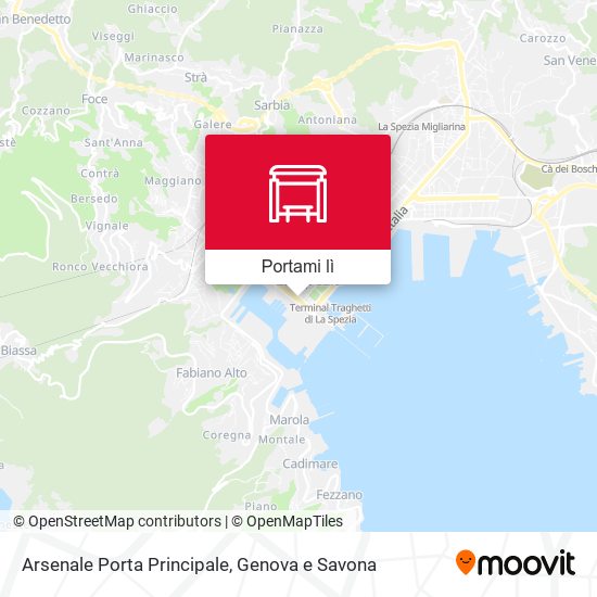 Mappa Arsenale Porta Principale