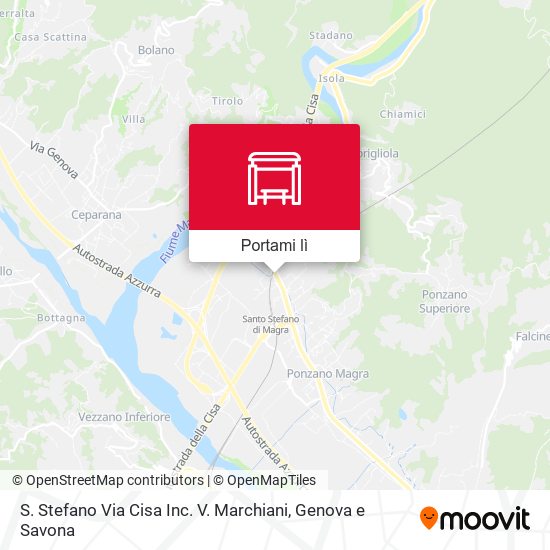 Mappa S. Stefano Via Cisa Inc. V. Marchiani