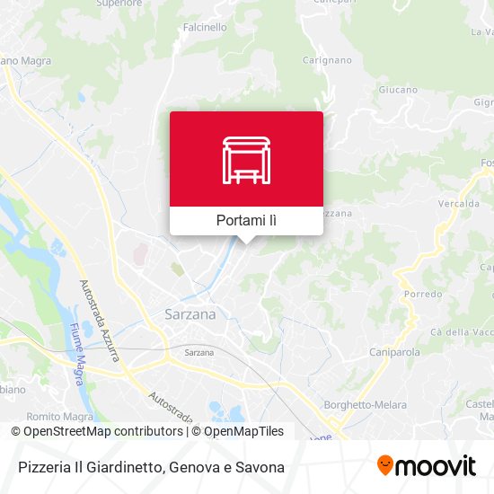 Mappa Pizzeria Il Giardinetto