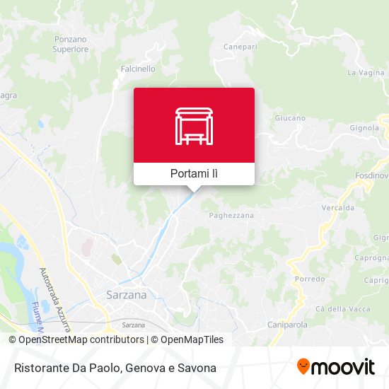 Mappa Ristorante Da Paolo