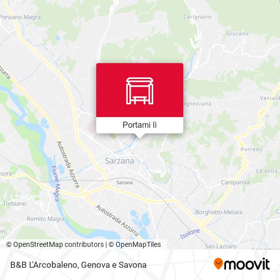 Mappa B&B L'Arcobaleno