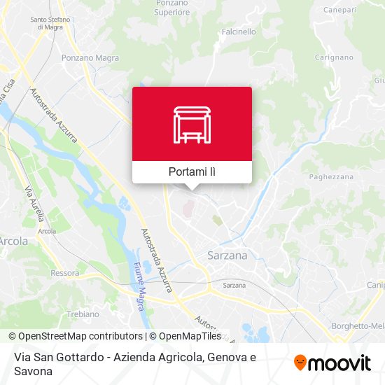 Mappa Via San Gottardo - Azienda Agricola