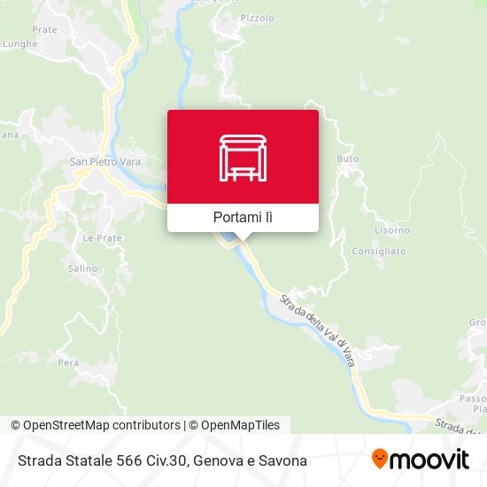 Mappa Strada Statale 566 Civ.30