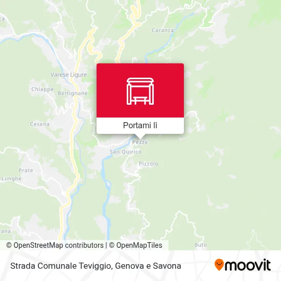 Mappa Strada Comunale Teviggio