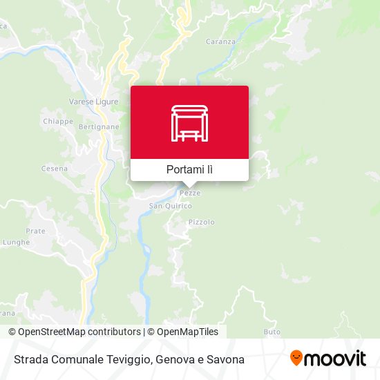 Mappa Strada Comunale Teviggio