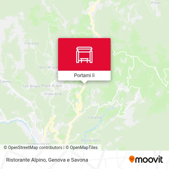 Mappa Ristorante Alpino