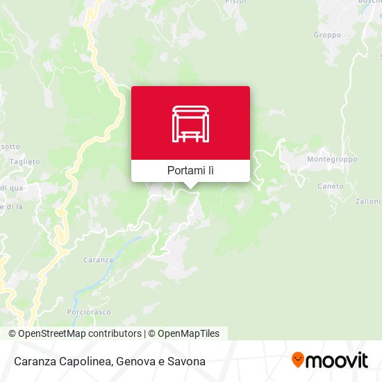 Mappa Caranza Capolinea