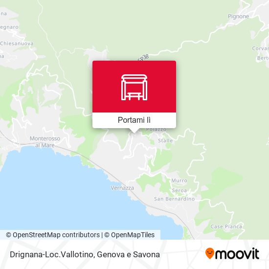 Mappa Drignana-Loc.Vallotino