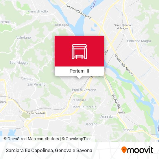 Mappa Sarciara Ex Capolinea