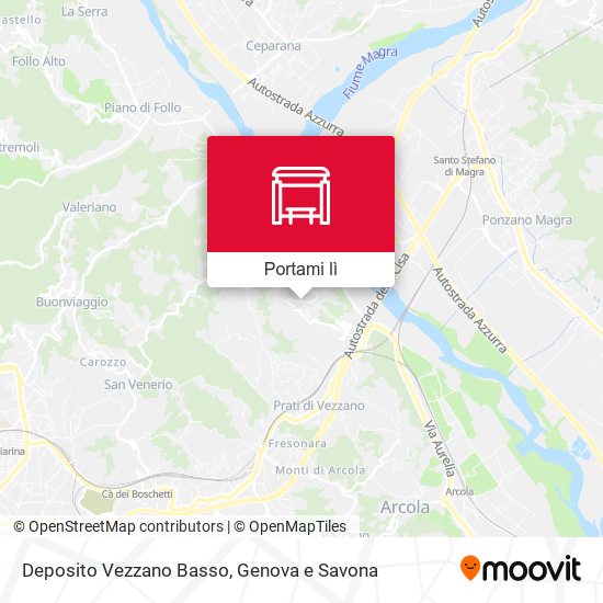 Mappa Deposito Vezzano Basso