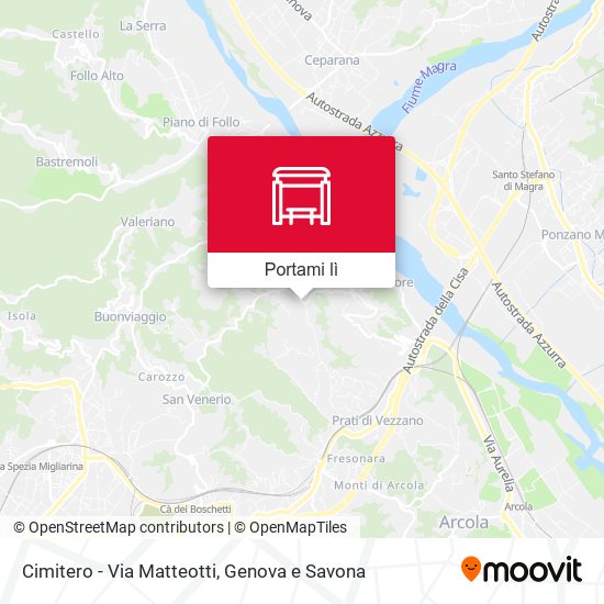 Mappa Cimitero - Via Matteotti